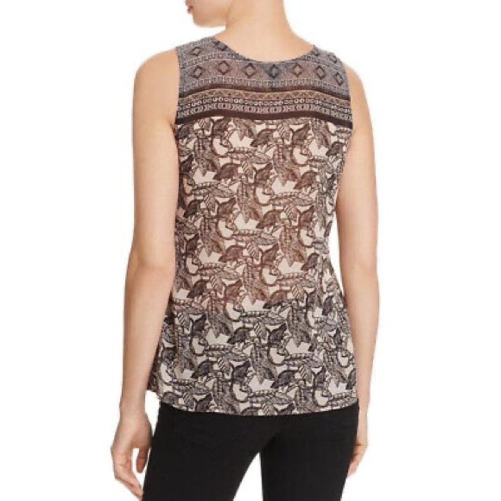Nic + Zoe Monkey Floral Leaf Tank Blouse - Picture 9 of 9